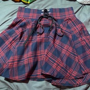 Striped corset skirt